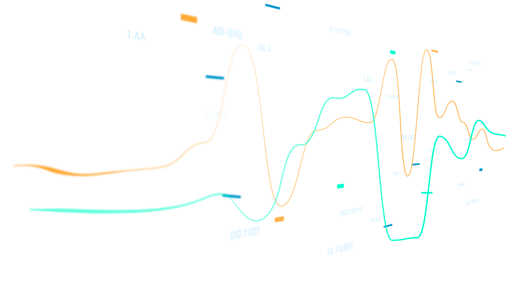 Gráfico de ações ilustrativo